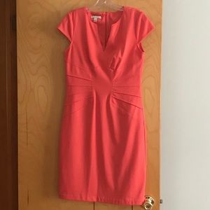 Coral Knit Dress